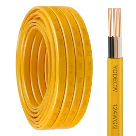 Yddecw 12/2-nm-b-25ft 12/2 Nm-b Wire With Ground - 25ft 12 Gauge Non-metallic Yellow