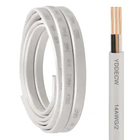 Yddecw 14/2-nm-b-10ft 14/2 Nm-b Wire With Ground - 10ft 14 Gauge Non-metallic White