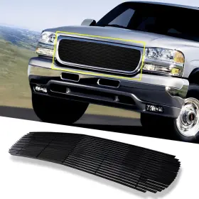 21015704h Yhimport Front Grille Black Powder Coated Aluminum Grill Insert For 2001-2006 Gmc Yuko