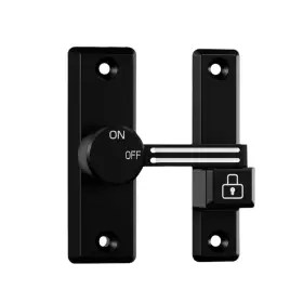 Ydl-14 Yidelai 90o Or 180o Black Heavy-duty Sliding Door Lock For Barn Locks Suitable