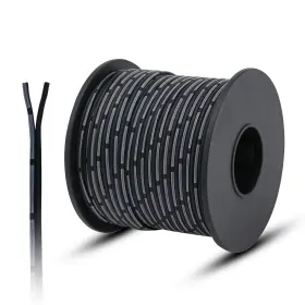 37pxytk2401 Ytkavq 30awg Electrical Wire Cable 24.6ft 2 Conductors Black Stranded Tinn