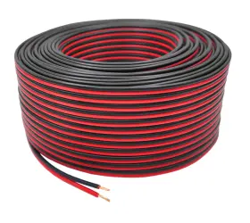 Z18g100 Zhevrax 18 Gauge 100% Copper Zip Cable True Awg American Red And Black