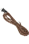 Uxcell 12FT 18/2 Twisted Cloth Covered Lamp Cord, Pcs Vintage Fabric Wire. Fixed Price $9.00.
