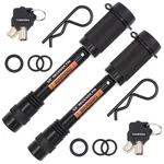 79632 Keyed Alike 5/8" Trailer Hitch Lock Set With Extra Long 3-1/4" Span, Do.... Fixed Price $57.21.