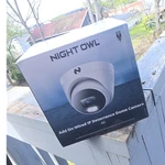Night Owl 4K Wired Poe Dome Camera, Spotlight, Wide Angle, Indoor/outdoor. Fixed Price $65.00.
