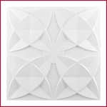 2'X2' Decorative Wall Tile Ceiling 12 Pack White Floral ART3D. Fixed Price $84.99.