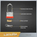 Laminated Keyed Padlock (1-9/16", 40MM), Alike Locks, Long Shackle.... Fixed Price $32.07.
