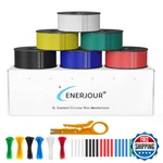 Enerjour 20 Gauge Wire 138FT Awg Flexible Silicone Cable 6 Colors Each. Fixed Price $24.61.