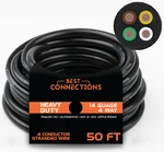 Best Connections Heavy Duty 14 Gauge Way Trailer Wire (50 Feet). Fixed Price $35.95.