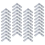 Wealrit Pack Of 40 Silver Shape Bracket Joint 1.5"X0.35",. Fixed Price $11.99.