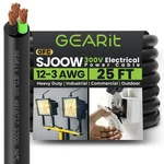 Gearit 12/3 Awg Portable Power Cable (25 Feet - Conductor) Sjoow 300V Ga. Fixed Price $36.11.