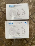 (2) Blink Weather Resistant 13 Ft Power Adapter Pack For Security Camera - White. Fixed Price $22.50.