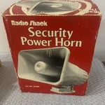 Radio Shack Security Power Horn Cat. No 49-500. Fixed Price $29.95.