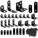 Kkabbvx 24PCS Stainless Steel Brackets, Heavy Duty Corner Braces For Black. Fixed Price $18.98.