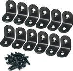 Corner Right Angle Bracket Stainless Steel Black Braces Joint. Fixed Price $11.75.