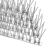 Bird Spikes,stainless Steel For Outside Easy To Install - 9 Strips 10.17 Feet.... Fixed Price $33.70.