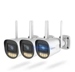 Ohwoai 2.4GHZ & 5GHZ Wifi Wireless Outdoor Security Camera Night VISION-3 Pack. Fixed Price $51.99.
