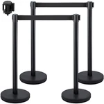 Crowd Control Stanchion, Of 4 Pieces Set, With 6.6. Fixed Price $134.11.
