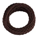 Fabric Cloth Covered Lamp Twisted Wire,prunlla Ft, Mahogany Brown. Fixed Price $22.99.