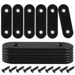 24 Pcs Inch Straight Bracket, Stainless Steel Flat Mending Brace, Black Con.... Fixed Price $12.98.