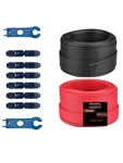Solar Cable 50FT 15M 10 Awg Wire, Black + Red Gauge Extens.... Fixed Price $82.75.