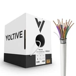 Voltive 22/12 Shielded Low Voltage Wire, Riser CL3R, White, 500FT. Fixed Price $309.99.