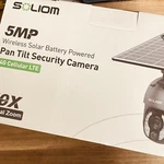 Soliom 5MP Security Camera Outdoor Optical Zoom, 4G Lte Cellular S600-C10X. Fixed Price $186.80.