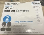 Night Owl Wired 1080P Hd Indoor/outdoor Add On Spotlight Cameras With Preset .... Fixed Price $90.00.