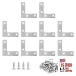Hordion 10PCS X Inch Bracket Corner Brace (50 2" (silver) L-shape. Fixed Price $11.53.