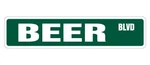 Beer Street Sign New Lover Drinker Road Funny Indoor/outdoor 30" Wide. Fixed Price $26.26.