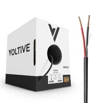 Voltive 18/2 Low Voltage Cable, Riser CL3R, Black, 500FT - 18AWG, Conductor.... Fixed Price $216.33.