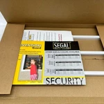 Nib Segal 4752 Fixed Window Guard Bar Steel White V3757 Child Security. Fixed Price $43.00.