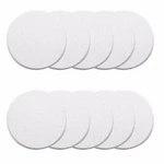 Wideskall White Round Door Knob Wall Shield Self 3" Inch Standard Size 10. Fixed Price $19.22.