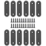 12 Pcs Straight Brace Flat X 0.6 Stainless Steel Bracket Mend. Fixed Price $13.43.