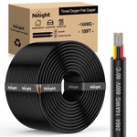Nilight 100FT 14 Gauge 3 Conductor Electrical Wire Tinned Oxygen Free Copper. Fixed Price $98.99.