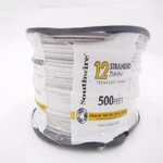 500' Southwire 12 Awg Stranded Copper Building Thhn White 600V. Fixed Price $115.99.