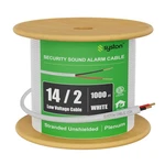 Syston 14 Awg 2 Conductors Fire Alarm Security Led Lighting 1000 Ft, White. Fixed Price $355.97.