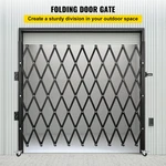 Single Folding Security Gate, Scissor Gate/door With Padlock. Fixed Price $178.04.