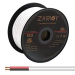 Zarivy 50 16 Gauge 2 Conductors Red Black Wire With Fire Feet, White. Fixed Price $22.82.