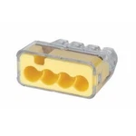 Ideal 30-1034J In-sure Push-in Wire Connector, 12 Awg, 4-PORT, 200 Pk. Fixed Price $19.99.