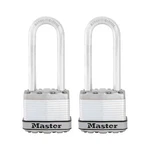 Master Magnum Keyed Alike Heavy Duty Padlock 2 Pack Outdoor Storage. Fixed Price $41.74.