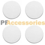 Pack Of 4 Door Knob Self Adhesive Protector 3" Drywall Shield Round White. Fixed Price $8.99.