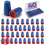 Vadaxx 40PCS Waterproof Wire Connectors, 22-12AWG IP65 Blue. Fixed Price $20.00.