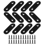 Hordion 12PCS 1.5 Straight Bracket Stainless Steel Inch, Black. Fixed Price $10.52.