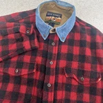 Vintage High Sierra Jacket Mens Medium Buffalo Red Plaid Wool Lined Elbow Patch. Fixed Price $58.19.
