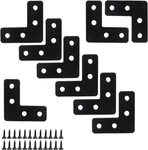 Piutouyar Black Stainless Steel Braces Flat Corner 40MM X. Fixed Price $9.97.