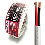 National Wire&cable 16/2 Audiophile Speaker 100 Ft, 16-GAUGE Conductors. Fixed Price $73.22.