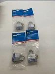 (4) New Ideal Master 44-900 Padlock Steel 3/4" Shackle Blue Bumper. Fixed Price $26.56.