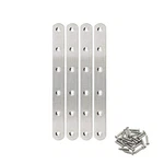 4 Pack Flat Mending Plate For Wood,ulifestar Stainless '200X20X3MM' Silver. Fixed Price $15.78.