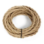 25FT Rope Covered Lamp Twisted Wire,prunlla Vintage 18/2 Industrial Electrical H. Fixed Price $25.36.